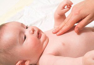 массаж живота новорожденного