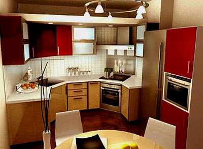 Кухня 9 квадратов красивый дизайн ФОТО 2